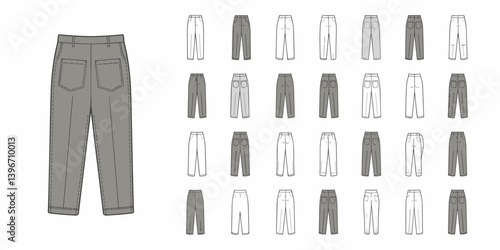 pants mockup, cloths mockup, silhouette mockups, mockups, digital, vector mockups, clothes, clothing, fashion, shirt, vector, pants, jacket, jeans, dress, illustration, suit, wear, set, design, style,