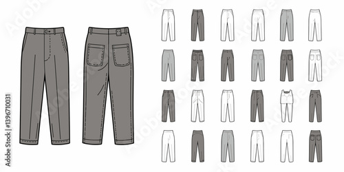 pants mockup, cloths mockup, silhouette mockups, mockups, digital, vector mockups, clothes, clothing, fashion, shirt, vector, pants, jacket, jeans, dress, illustration, suit, wear, set, design, style,