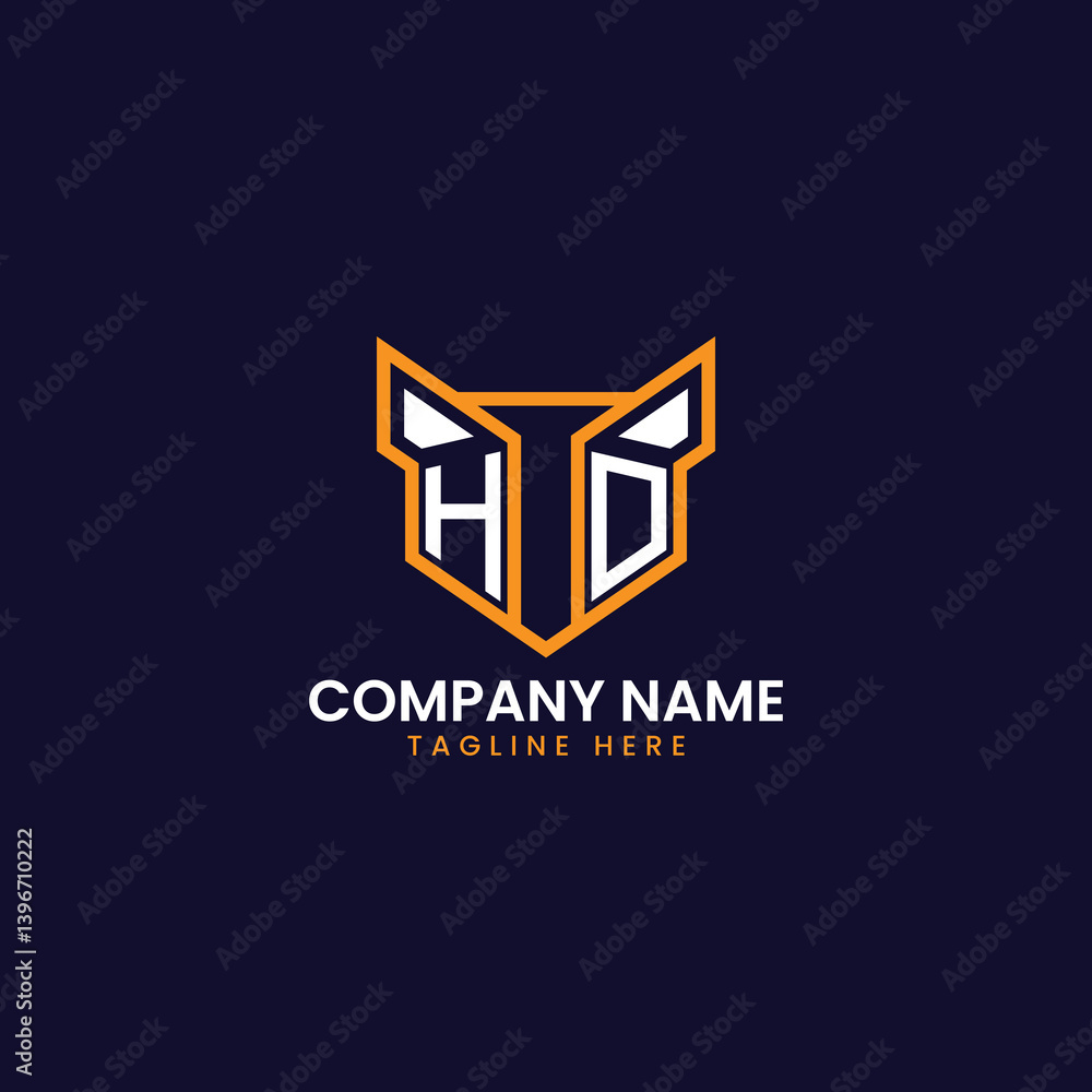 Tech-Inspired Geometric Logo Design Tech-Inspired Geometric Logo Design