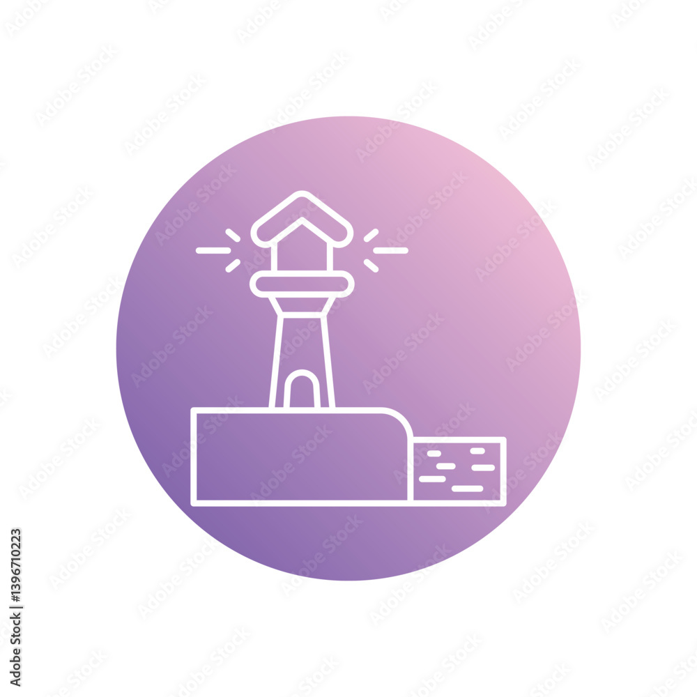 Lighthouse icon vector stock illustration Lighthouse icon vector stock illustration