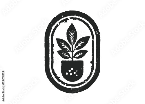 Silhouette Capsule herbal leaf medicine medical pharmacy hipster vintage logo vector icon isolated on white background