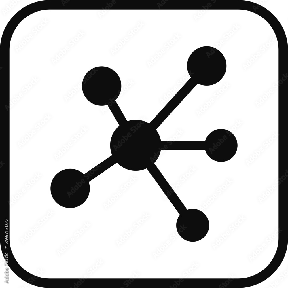 Molecule or formula icon in flat, line. isolated on transparent background Molecule or formula icon in flat, line. isolated on transparent background