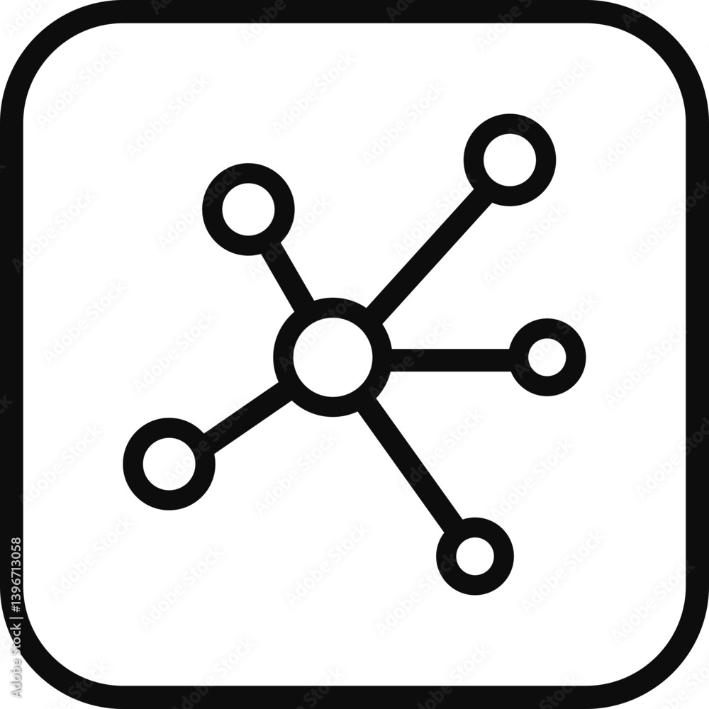 Molecule or formula icon in line. isolated on transparent background Molecule or formula icon in line. isolated on transparent background