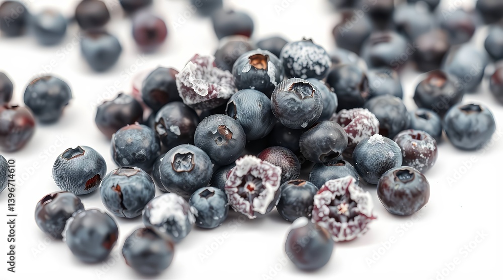 Fresh Blueberries Macro Close-Up on White Background – Natural Antioxidant Superfood
Fresh Blueberries Macro Close-Up on White Background – Natural Antioxidant Superfood