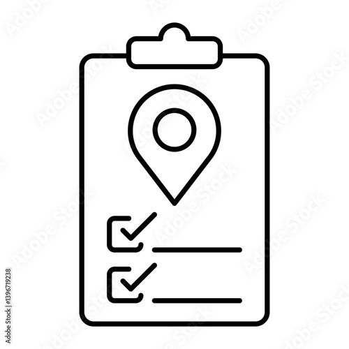 itinerary icon