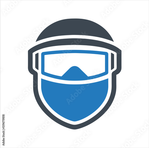 Face shield icon
