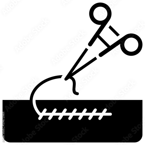 Surgical Stitch Icon