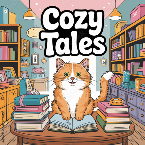 cute coloring book cover, cover, cute kids illustration, cartoon cover, cartoon illustration, kawaii coloring, easy and bold, kawaii cover, cozy, cozy cover, fuzzy, hygge, coloring pages, adult colori