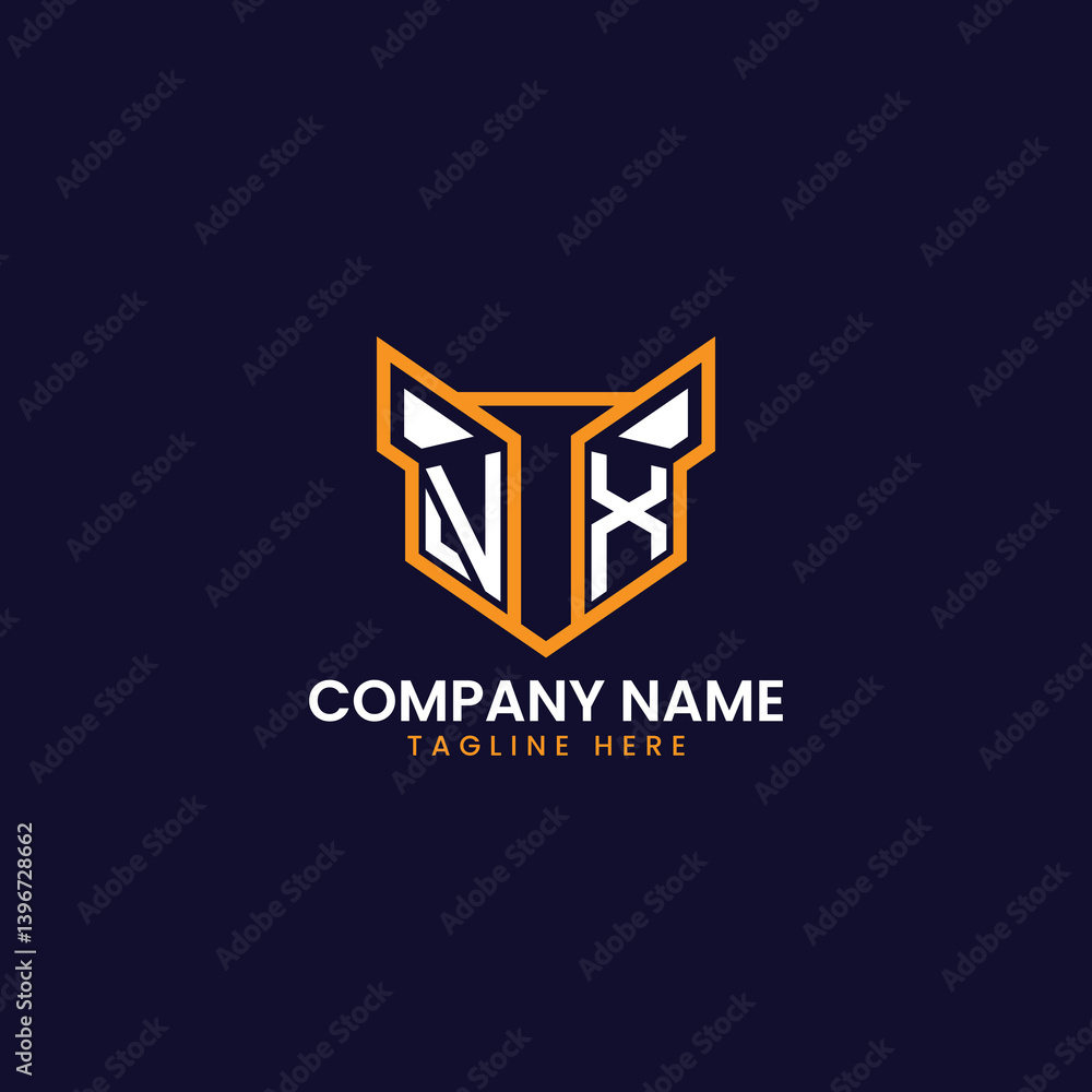 Tech-Inspired Geometric Logo Design Tech-Inspired Geometric Logo Design