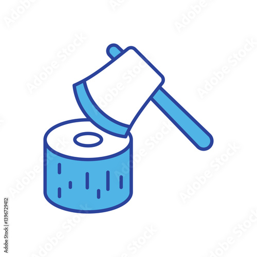 Axe  icon vector stock illustration