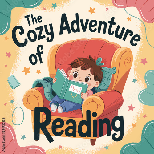 cute coloring book cover, cover, cute kids illustration, cartoon cover, cartoon illustration, kawaii coloring, easy and bold, kawaii cover, cozy, cozy cover, fuzzy, hygge, coloring pages, adult colori