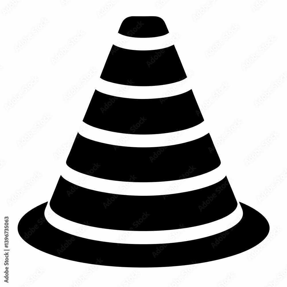traffic cone icon traffic cone icon