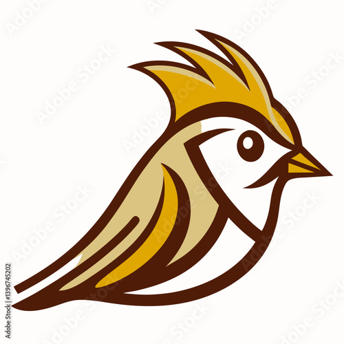 ​The goldcrest is Europe's smallest bird, measuring about 9 cm in length, with olive-green upperparts, buff-white underparts, and a distinctive head crest—orange with a yellow center in males, entirel