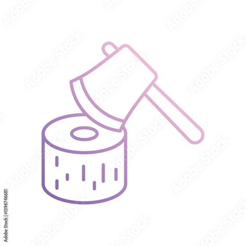 Axe  icon vector stock illustration
