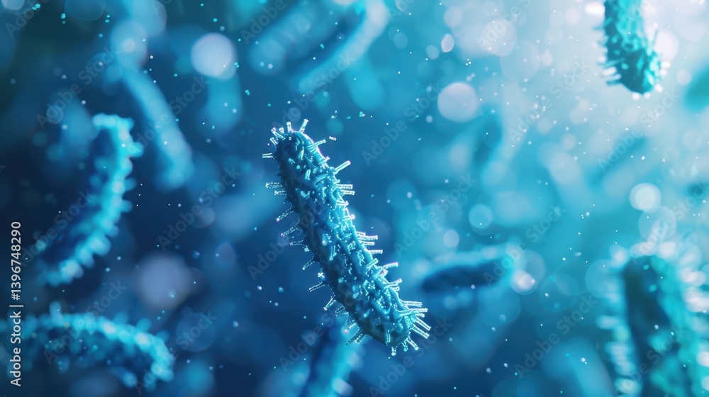 The blue bacteria pathogens The blue bacteria pathogens