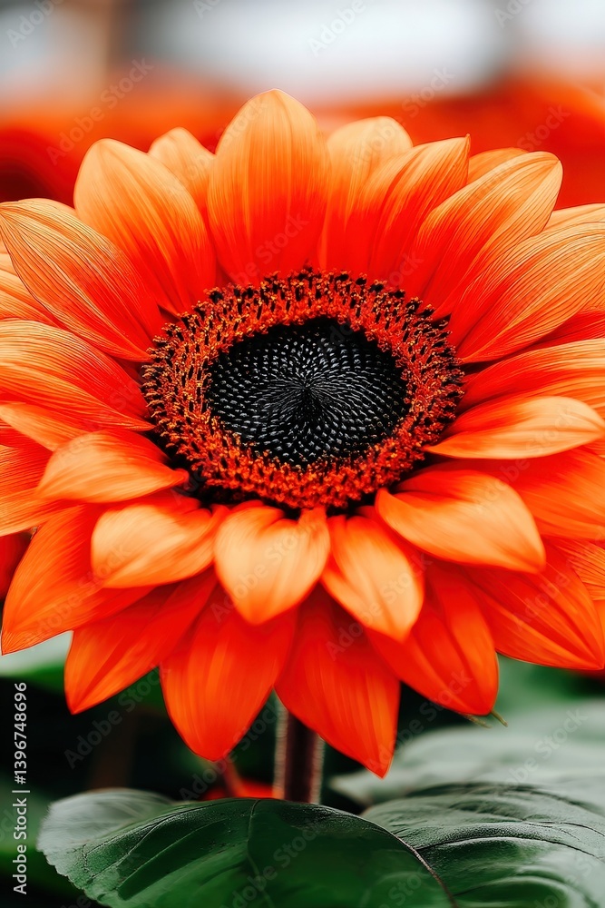 Vibrant Orange Flower Close-Up with Stunning Detail and Clarity Vibrant Orange Flower Close-Up with Stunning Detail and Clarity