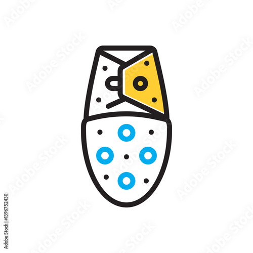 Multi  color icon for swaddle blankets