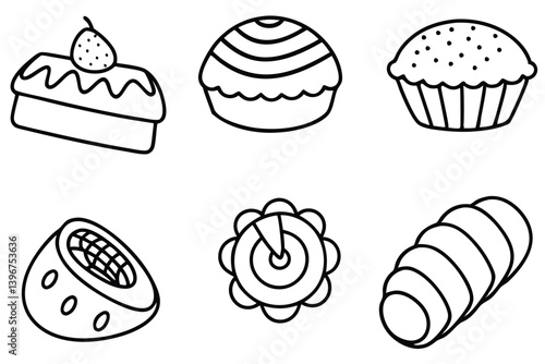 Wallpaper Mural Viennese line art delicate elegant lines capturing pure artistic expression Torontodigital.ca