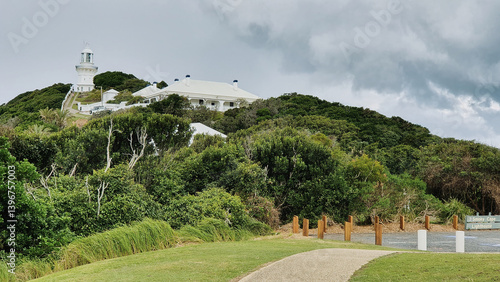 Smoky Cape Lighthouse , Kempsey Shire, New South Wales, Australia.