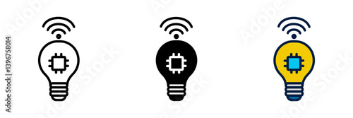 Smart Lightbulb is a Wi-Fi-enabled bulb controllable via apps, offering customized lighting schedules and energy efficiency.