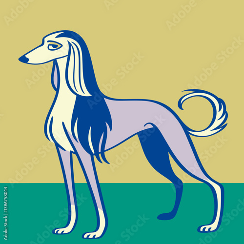 ​The Saluki, known as the "Royal Dog of Egypt," is an ancient sighthound prized for its elegance and hunting prowess