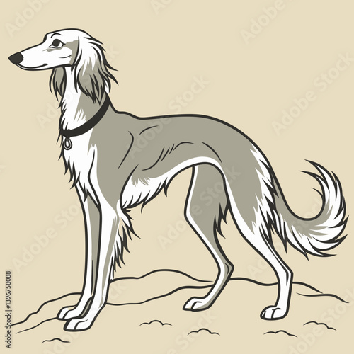 ​The Saluki, known as the "Royal Dog of Egypt," is an ancient sighthound renowned for its grace and speed. 