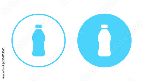 Bottle icon vector. bottle sign and symbol