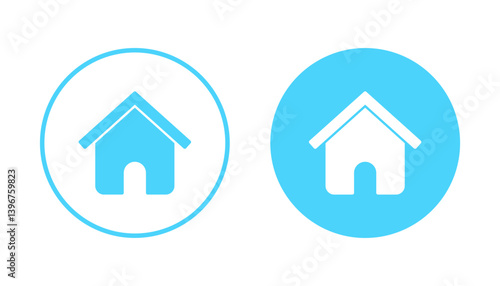 House icon vector. Home sign and symbol