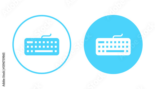 Keyboard icon vector. keyboard sign and symbol