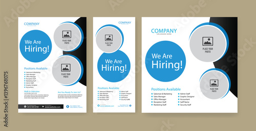 Creative We are hiring join to the team. Hiring recruitment vector creative design and social media post template Creative hiring poster. hiring social media post design.