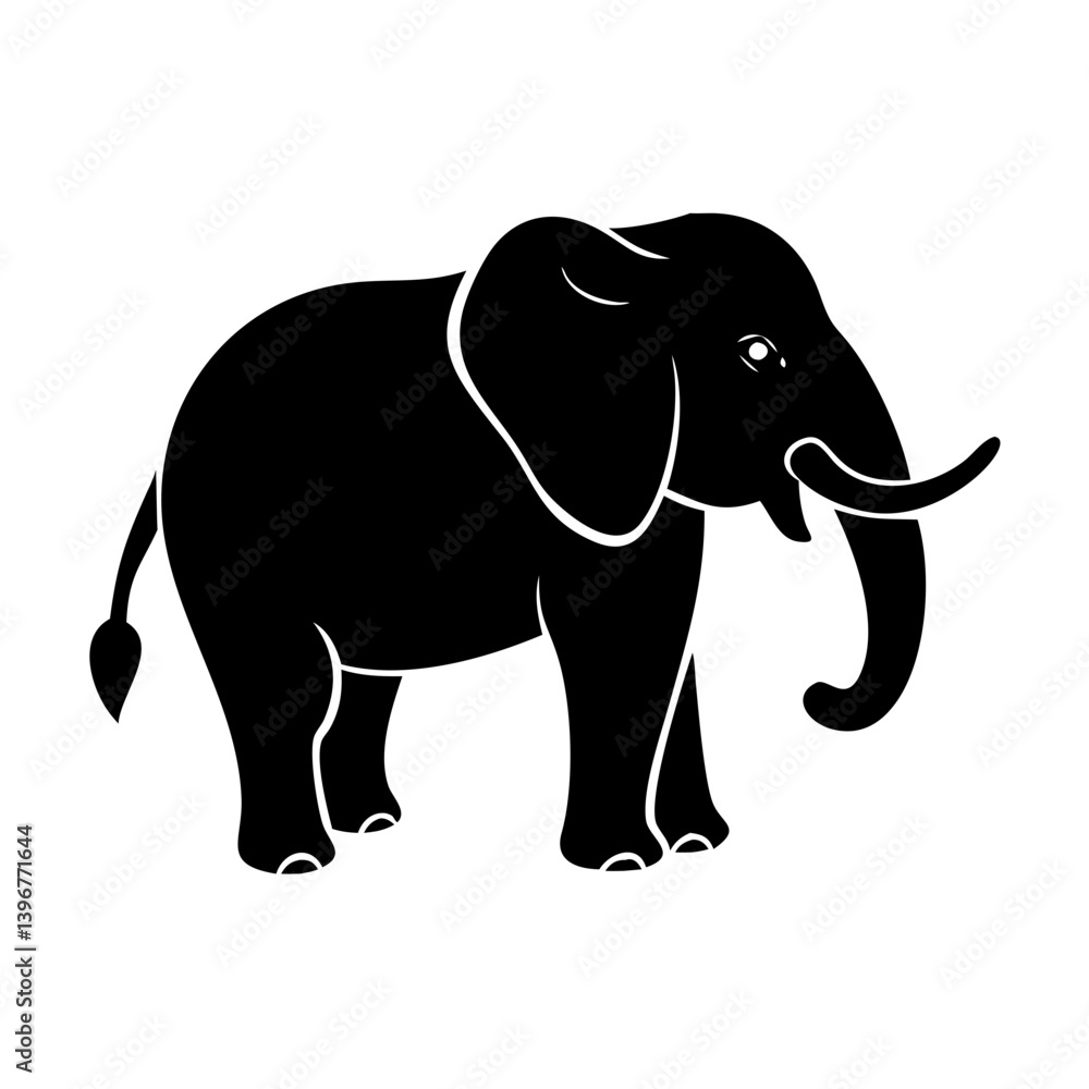 elephant icon, elephant silhouette vector illustration-simple silhouette illustration of elephant, perfect for elephant logos and icons elephant icon, elephant silhouette vector illustration-simple silhouette illustration of elephant, perfect for elephant logos and icons