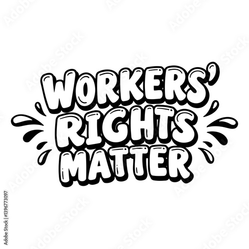 Workers' Rights Matter Graphic
