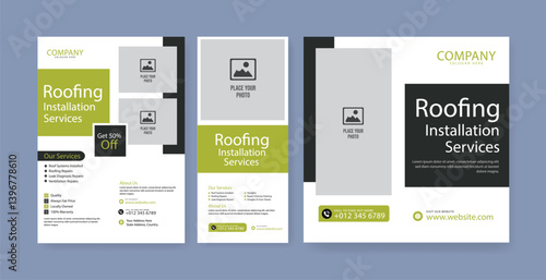Professional plumbing service advertisement flyer template, Creative plumber advertisement set. Plumbing service social media post template. service web banner, Plumbing service post card.