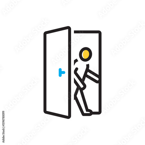 Multi color icon for access