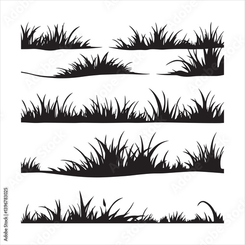 Wallpaper Mural Grass silhouette  Torontodigital.ca