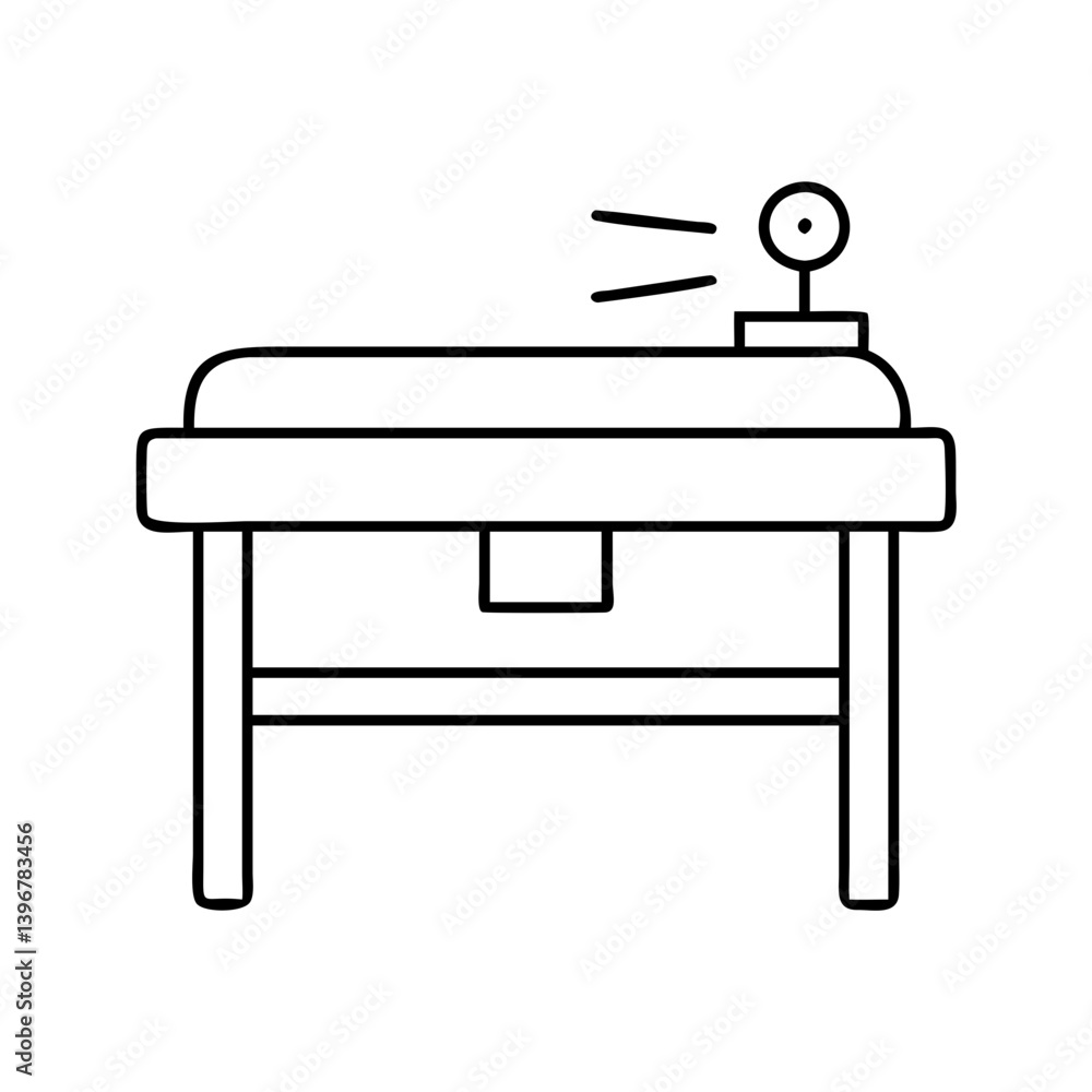 massagetable icon, massagetable line art - simple line art of massagetable, perfect for massagetable logos and icons massagetable icon, massagetable line art - simple line art of massagetable, perfect for massagetable logos and icons