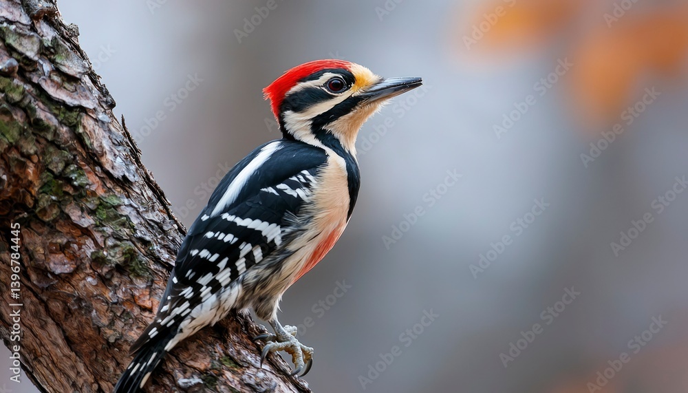 Obraz premium Woodpecker on tree