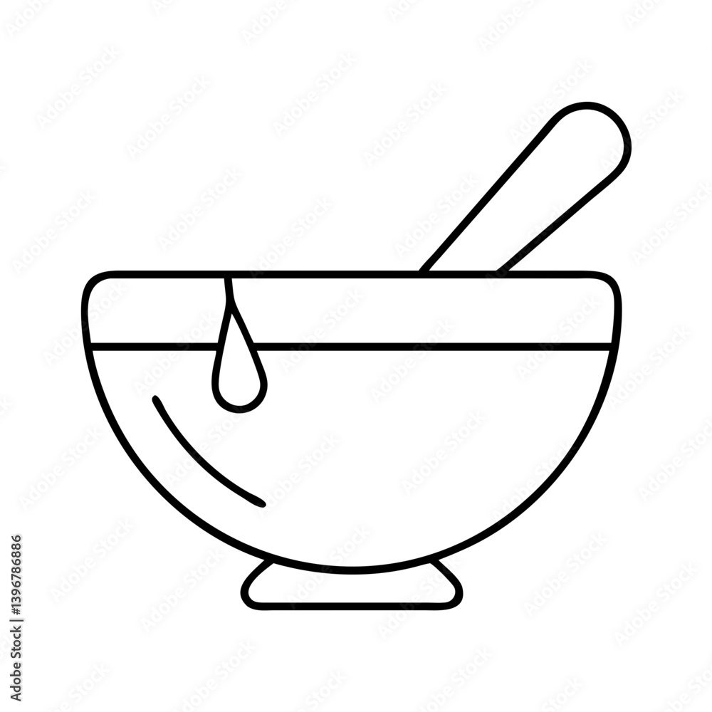 mixingbowl icon, mixingbowl line art - simple line art of mixingbowl, perfect for mixingbowl logos and icons mixingbowl icon, mixingbowl line art - simple line art of mixingbowl, perfect for mixingbowl logos and icons