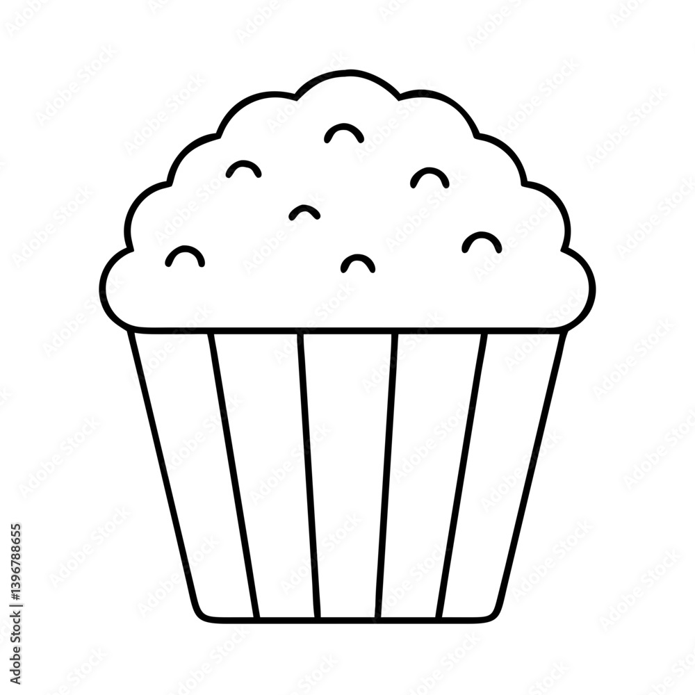 muffin icon, muffin line art - simple line art of muffin, perfect for muffin logos and icons muffin icon, muffin line art - simple line art of muffin, perfect for muffin logos and icons