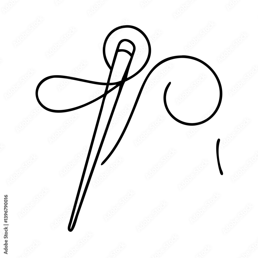 needleandthread icon, needleandthread line art - simple line art of needleandthread, perfect for needleandthread logos and icons needleandthread icon, needleandthread line art - simple line art of needleandthread, perfect for needleandthread logos and icons
