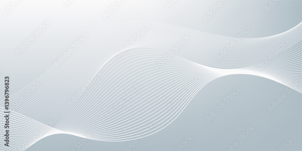 Abstract white wavy smooth and clean background. Futuristic technology digital hi tech concept. Vector illustration Abstract white wavy smooth and clean background. Futuristic technology digital hi tech concept. Vector illustration