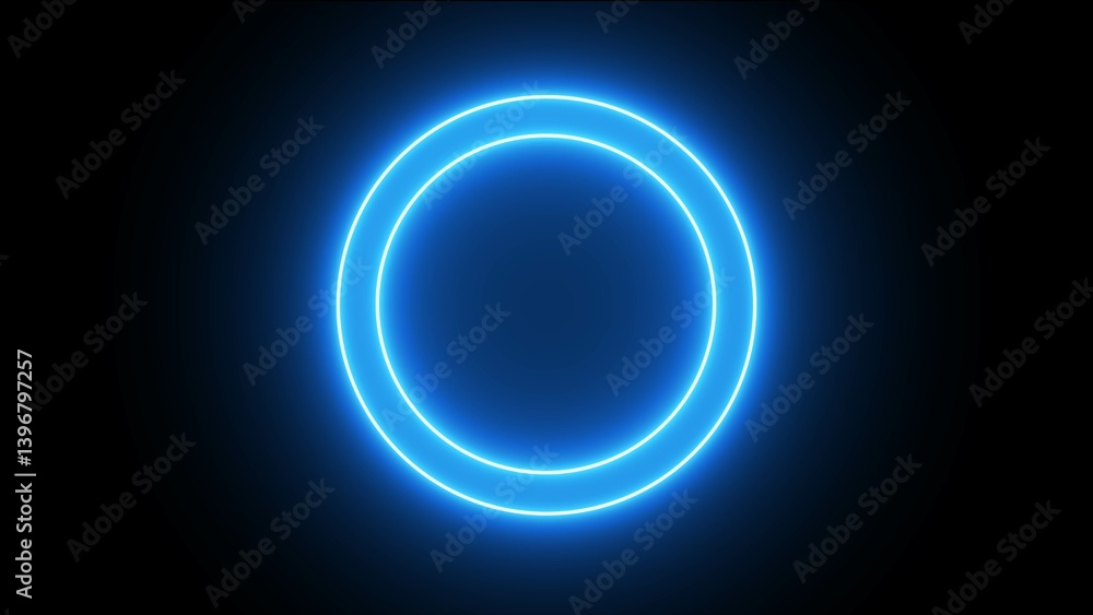 Neon glowing illustration circle preloader icon. Neon circle loading icon. Neon glowing illustration circle preloader icon. Neon circle loading icon.