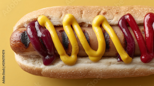 Delectable Hot Dog with Con...