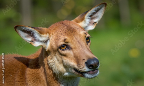 Fototapeta Naklejka Na Ścianę i Meble -  Zwierzęta w obiektywie kamery. Nasze czworonogi pozują do zdjęć. Te dzikie i te udomowione. W naturalnym świetle i otoczeniu.