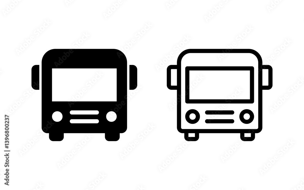 Bus icon vector illustration. bus sign and symbol. transport symbol Bus icon vector illustration. bus sign and symbol. transport symbol