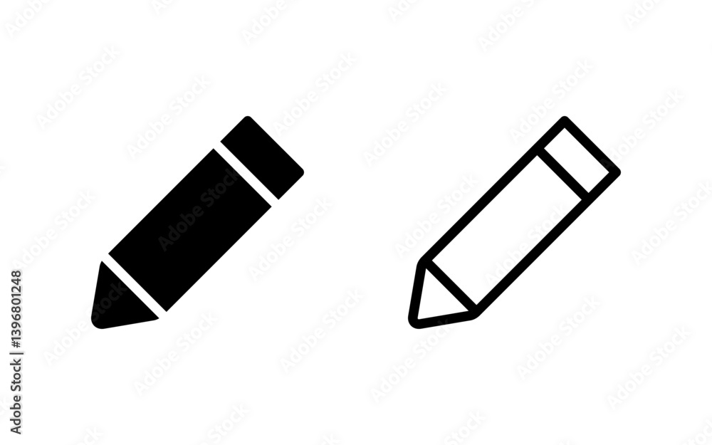 Pencil icon vector illustration. pen sign and symbol. edit icon vector Pencil icon vector illustration. pen sign and symbol. edit icon vector
