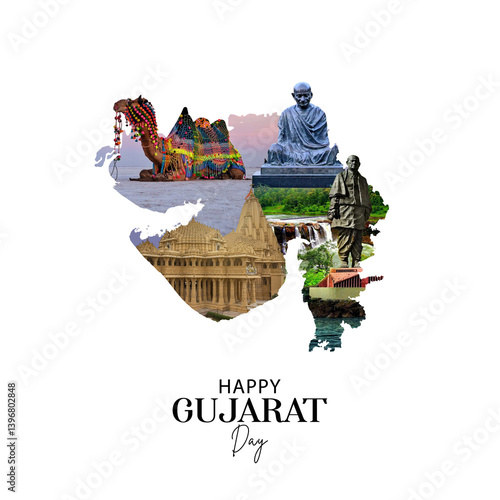 Tableau sur toile Gujarat Day Social Media Creative