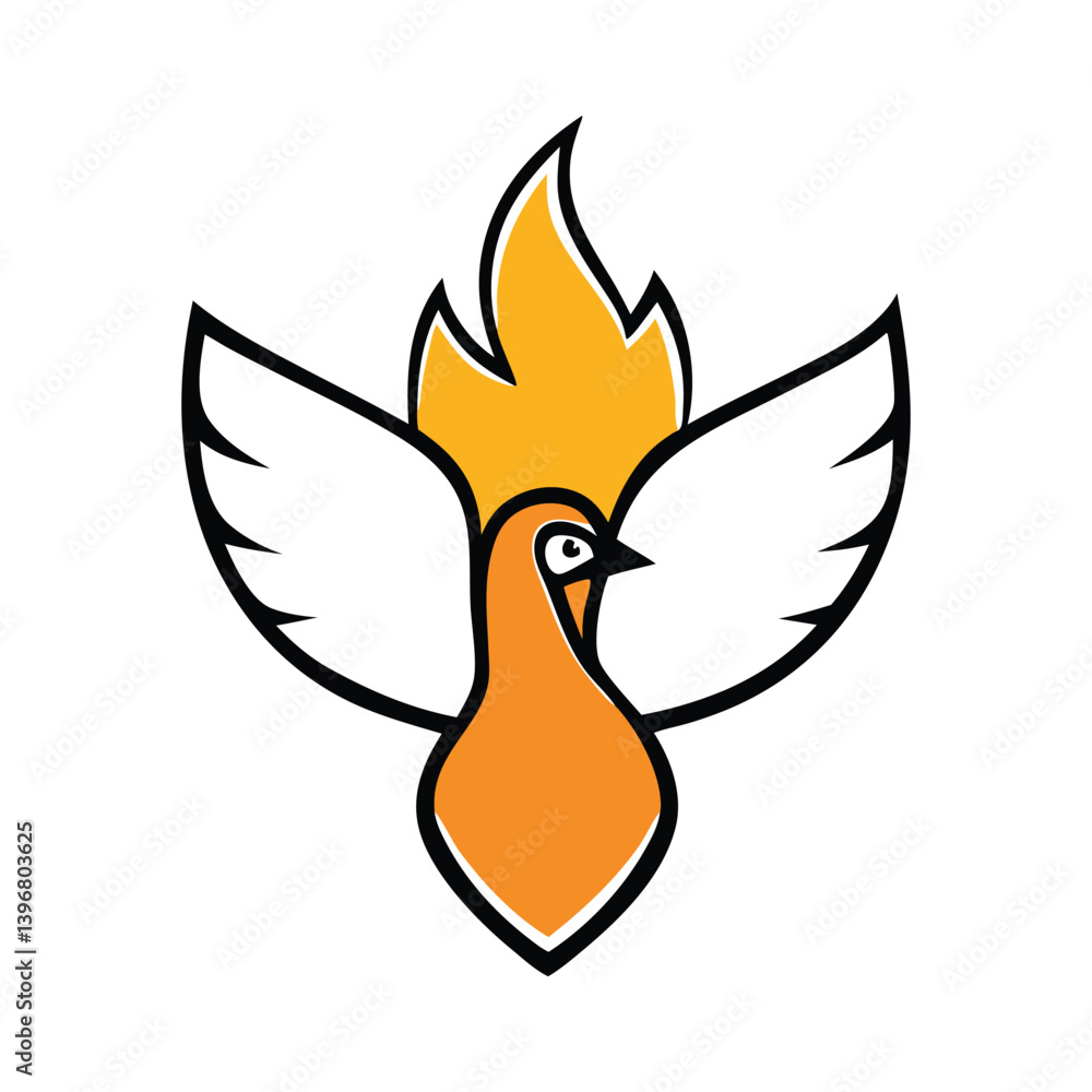 Fototapeta premium holy spirit pentecost sunday vector greetings with dove in light