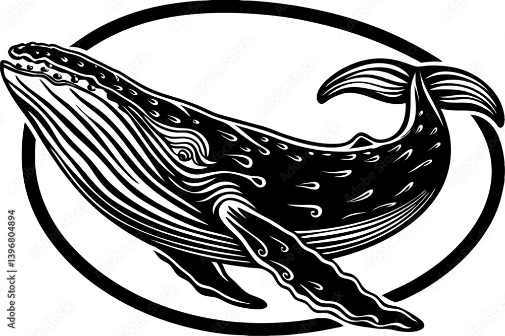 Obraz premium High-quality anaconda vector illustration showcasing the powerful and iconic snake in a detailed, stylized form. Ideal for wildlife education materials, reptile-themed designs, zoo brochures, nature d