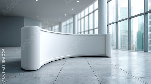 Elegant Reception Desk in M...